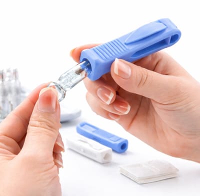 Ampul Opener – 2 Stuks – Medische Ampulbreker – Veilig Glazen Ampullen Openen – Verpleegkundige & Veterinaire Tool – ABS – Blauw