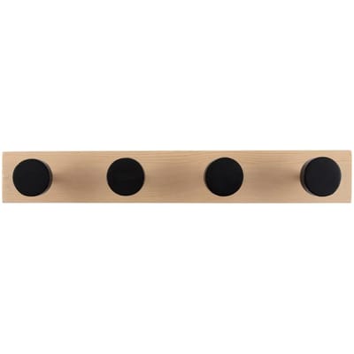 Kleine dennenhouten kapstok Present Time Knobs