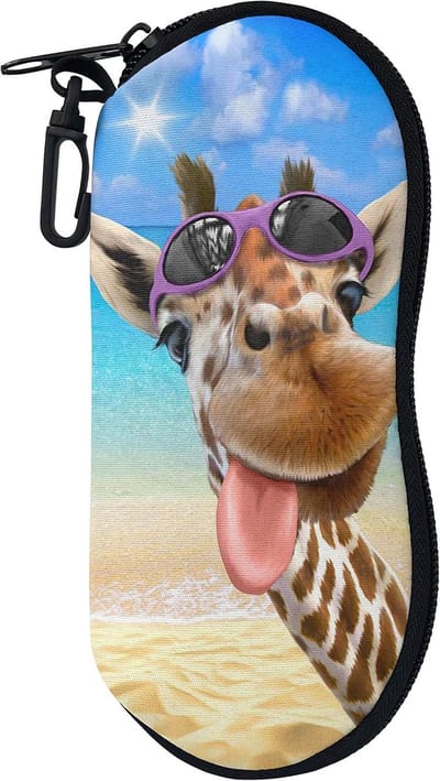 Draagbare Brillen & Zonnebrillen Etui met Rits - Zacht Beschermhoesje voor Heren en Dames