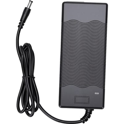 Chargeur de Vélo Électrique 2A Protection contre la Surcharge Chargeur d'Alimentation Universel pour Trottinette Électrique avec 6 Adaptateurs type 2 gray