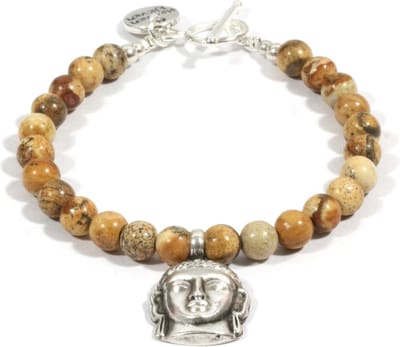 Heaven Eleven - jaspis met 925 zilver buddha