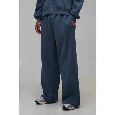 Essentiële Wijde Pijpen Joggingbroek | Vintage Blue | Size 2XL