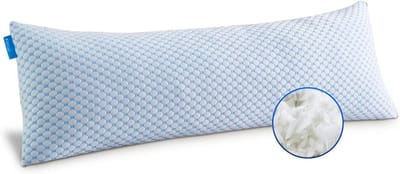Thuys – Lang Kussen Voor Zijslapers – Lichaamskussen – 44cm x 16cm x 16cm – Wit