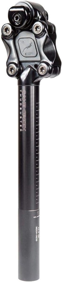 Zadelpen - Zadelsteun Fiets - Comfortabel Fietsen - 50 mm Ophanging - 272 mm - Zwart