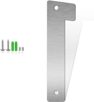 Drijvende Deurnummers - Metalen Huisnummers - Adres Aanduiding - Roestvrij Staal - 3 Inch - Zilver