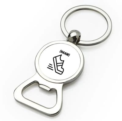 Akyol - hardloop met eigen naam flesopener - Hardlopen - hardloper - sport - 9 bij 3 cm