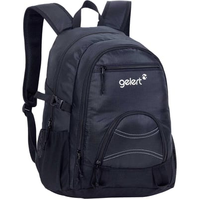Gelert Polyester rugzak met logo (Zwart)