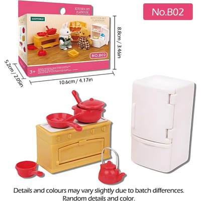 1:12 Miniatuur Poppenhuis Meubels Set DIY Keuken Woonkamer Slaapkamer Scène Poppen Spelen Decoratie Meisje Speelgoed Huis Cadeau
