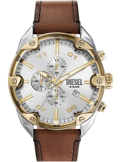 Diesel Spiked DZ4665 - Herenhorloge - Ø 49 MM