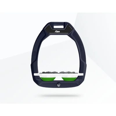 Veiligheidsgrepen voor paardrijden Plat Ultra Grip Rood/Wit/Groen Flex-On Safe-On