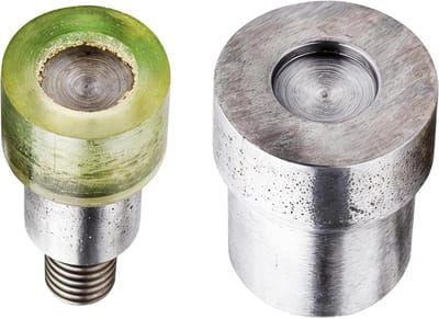 Klinknagel Matrijzen - Bevestigings Gereedschap - Kleding Repareren - Dubbele Dop Fixatie - 9mm - Metaal
