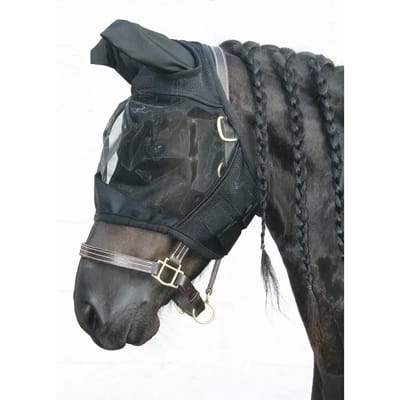 Harry's Horse Vliegenmasker Flyshield XS - Onderdeken | Vliegenmasker paard