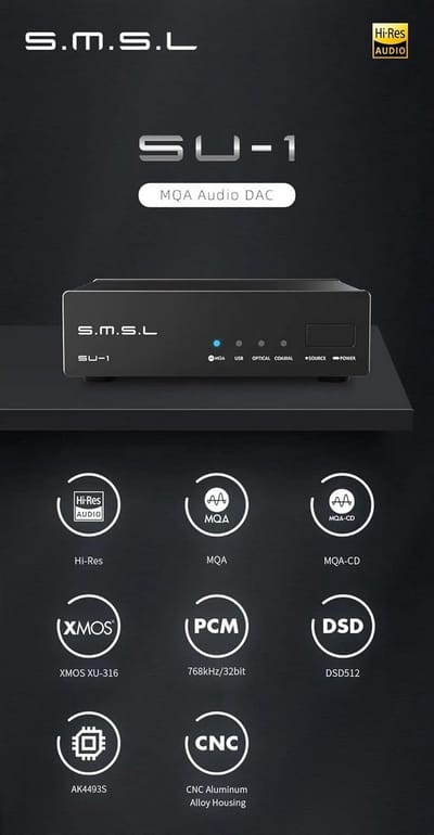 High-Fidelity Digitale naar Analoge Converter met AK4493S Chip en Meerdere Ingangen
