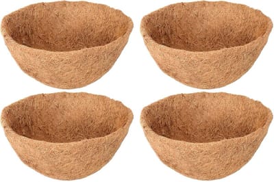 BOTC Hangmand - Plantenhanger - Hangende Plantenbak - 4 stuks - 14 inch - 100% natuurlijke ronde kokosvezels