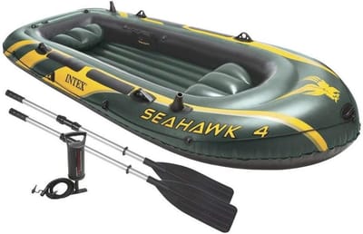3-Persoons Inflatable Boot Set 351cm - Ideaal voor Vissen en Ontspanning