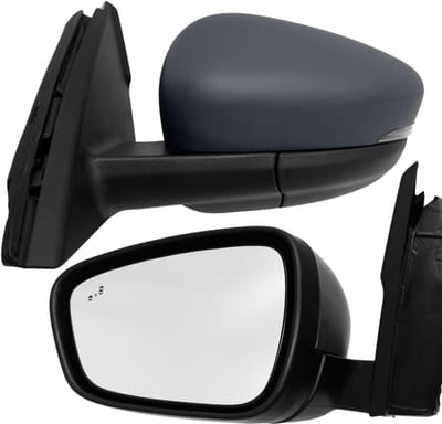 BILMAX Linker Buitenspiegel Vervanging voor Ford Kuga III (DFK) 2020–2025, Elektrisch Verstelbaar, Elektrisch Inklapbaar, Met Richtingaanwijzer, Verwarmd, met Dodehoekassistent (BSM), Gegrond, 11-Pins (Bestuurderszijde)