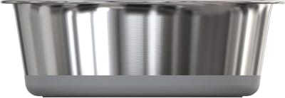 Verzwaarde Hondenbak - Anti Slip Bak - Voorkom Knoeien - Zware Roestvrij Staal - 1750 ml - Zilver