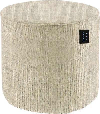 Cosipouf Comfort Natural 45x45cm - 3 Warmtestanden - Wasbare poefhoes - Inclusief oplaadbare batterij en adapter