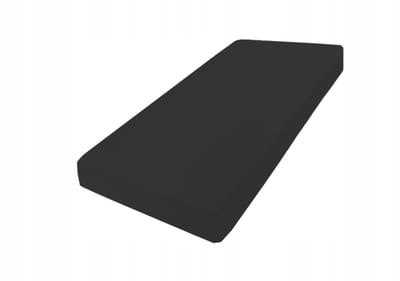 Jersey Hoeslaken met Elastiek - Premium Katoen - Zwart - 200x220cm