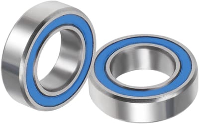 Set van 2 Dubbel Afgedichte Groefkogellagers MR148-2RS - 8 x 14 x 4 mm voor Industrie, Motoren en Machines van Chroomstaal