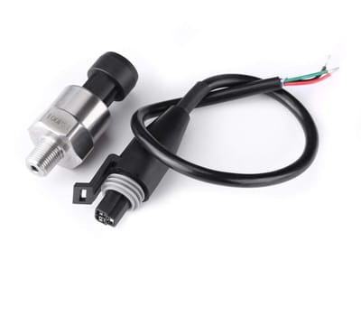 Dailygoods- Druksensor 5V - 1/8 NPT - 100 Psi - Roestvrij Staal - Lucht Druksensor - IP67 Veiligheidsklasse - Druktransducer