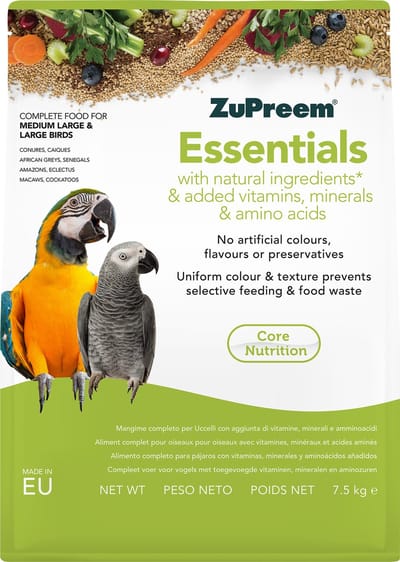 ZuPreem Essentials ML/L 7,5Kg - Papegaaienvoer - Zupreem Natural - Zupreem -