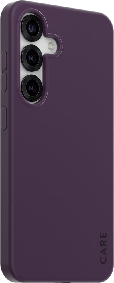 CARE by PanzerGlass Fashionable Case Plum Purple w. QI Compatible Samsung Galaxy S25
