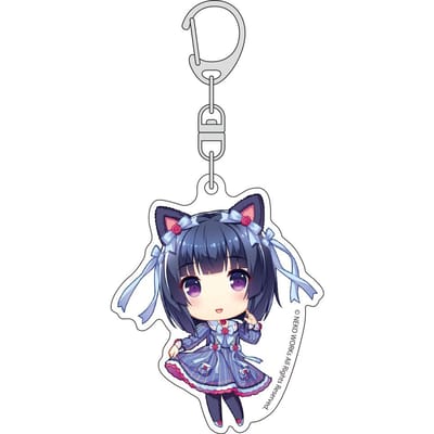 Anime Nekopara Acryl Sleutelhanger Hanger Tas Auto Sleutelhanger Accessoires Mobiele telefoon Acryl Sleutelhangers Decor Cadeau 6 cm
