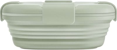 Stojo - Lunchbox 700 ml Sage Translucent - Siliconen - Groen -