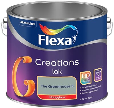 Flexa - Creations Lak Hoogglans - The Greenhouse 3 - Mengverf - 2,5 L