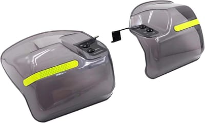 Motorfiets Handkappen - Windscherm Schild - Bescherming Rijder - Universele Pasvorm - 7/8 Inch - Zwart
