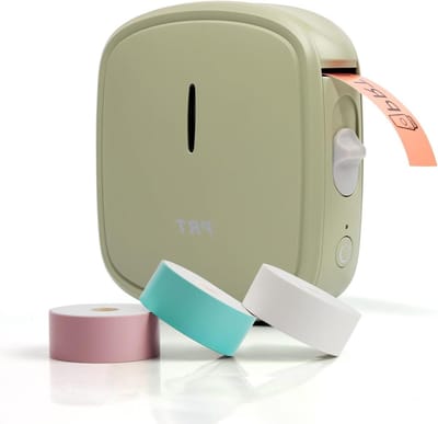Bluetooth labelprinter zelfklevend USB-oplaadbaar draagbare mini-labelprinter voor thuis kantoor datum - 3 rollen