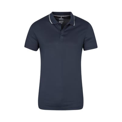 Mountain Warehouse Heren Toernooi IsoCool Poloshirt (Marine)