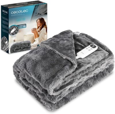 Elektrische Deken - Verwarmde Deken - Comfortabele Warmte - 10 Temperatuurstanden - 200x180 cm