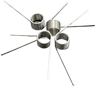 Torsieveer - Vormveer - Mechanische Toepassingen - Set van 10 stuks - 1.0mm draaddiameter - Metaal