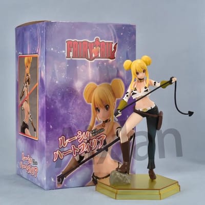POP UP PARADE Fairy Tail Lucy Heartfilia Sexy Fille Anime Figurine Natsu Dragneel/Erza Scarlet Lapin Modèle d'Action Poupée Modèle Jouets