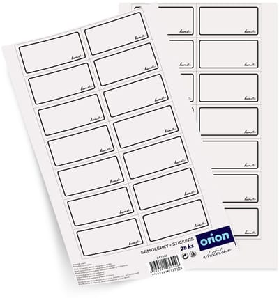 Zelfklevende Etiketten voor Potjes WHITELINE 28 stuks - Flessen - Labels - Stickers