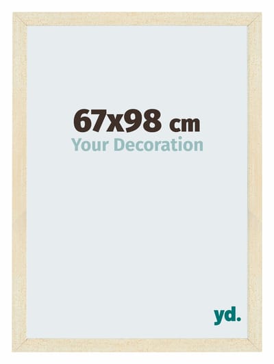 Your Decoration - Puzzellijst 67x98 cm - Zand Geveegd - Puzzellijst 1500-2000 stukjes - MDF Fotolijst - Mura