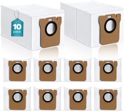 10 stuks stofzuigerzakken - Voor Dreame S10/S10 Plus , X20 /X20 pro , X10+ /X10 Pro , L10s Ultra , L10 Ultra , L20 Ultra , L20 Pro - Vervanging van de filterzak van de stofzuiger