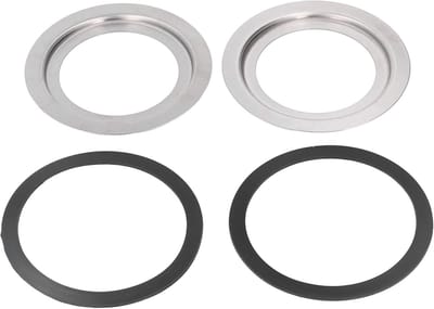 Voedsel Afval Disposer Adapter - Afvalvermaler Ring - Keuken Installatie - Roestvrij Staal 304 - 140mm - Zilver