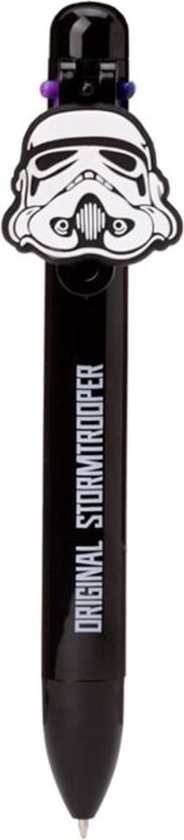 The Original Stormtrooper Meerkleurige Pen (6 kleuren) met bedeltje
