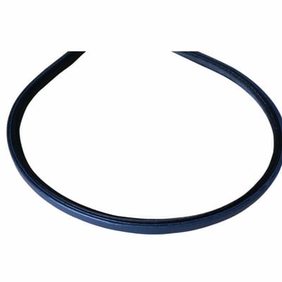 Haarband- blauw leer 4.5 mm - Charme Bijoux
