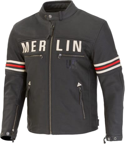 Merlin Revival D3O geperforeerde motorleren jas -