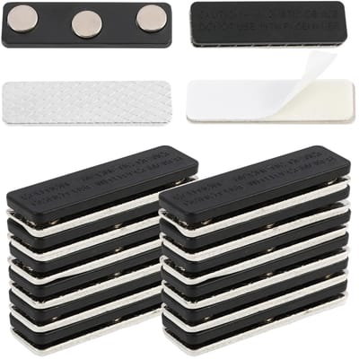Dailygoods- Magneetgordijn 12 Stuks - Magneetclips - Muggennet Bevestiging - Eenvoudige Installatie - Sterke Magneten - Duurzame Absorptie