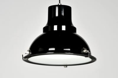 Lumidora Hanglamp 70364 - LUINO - E27 - Zwart - Metaal - ⌀ 39 cm