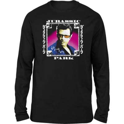 Jurassic Park Jeff Unisex Long Sleeve T-Shirt - Zwart - L