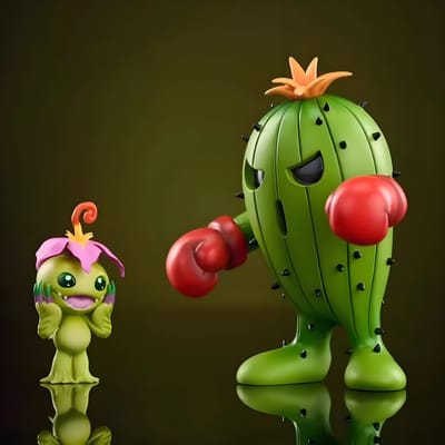 11cm/4.3in Anime Digimon Adventure Figuur Palmon Evolutie Togemon Actiefiguren Pvc Standbeeld Collectie Model Speelgoed Cadeaus green