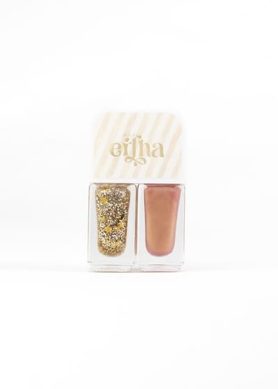 Mrs Ertha - Kindernagellak - Twinkle Toast - nagellak op waterbasis - Peel off - kids polish - glitter nagellak - kindermake-up - afwasbaar