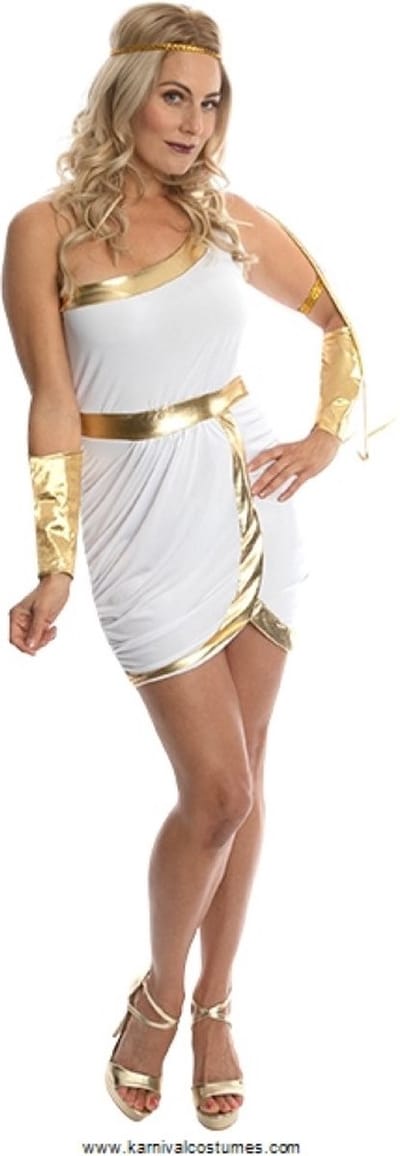 Karnival Costumes Sexy Godin Kostuum Carnavalskleding Dames Carnaval Verkleedkleren Volwassenen - Polyester - Maat XS