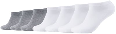 camano, Sneakersokken, ca-soft, GOTS-gecertificeerd, biologisch katoen, unisex sokken, 7-pack, zonder elastiek, drukvrije boord, verstevigde hiel, met de hand geketteerde teen, comfortabel, duurzaam, zachte sneakersokken.